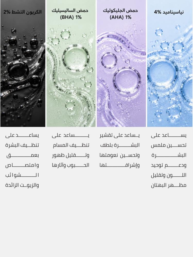 سيروم الكربون+ AHA /BHA